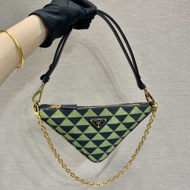 Pra*a triangle pouch